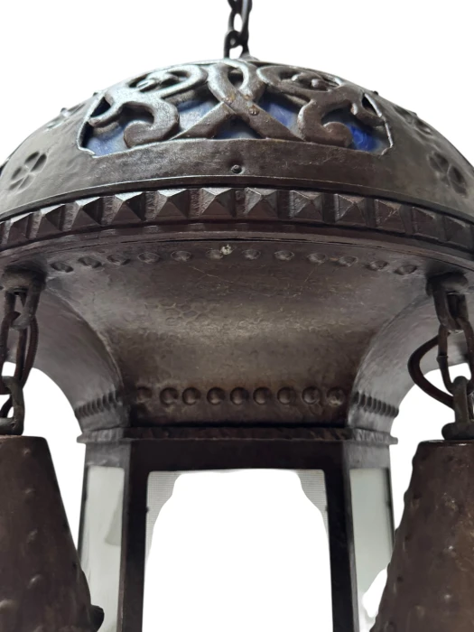 Vienna Secession Art Nouveau Chandelier Austria, 1900s